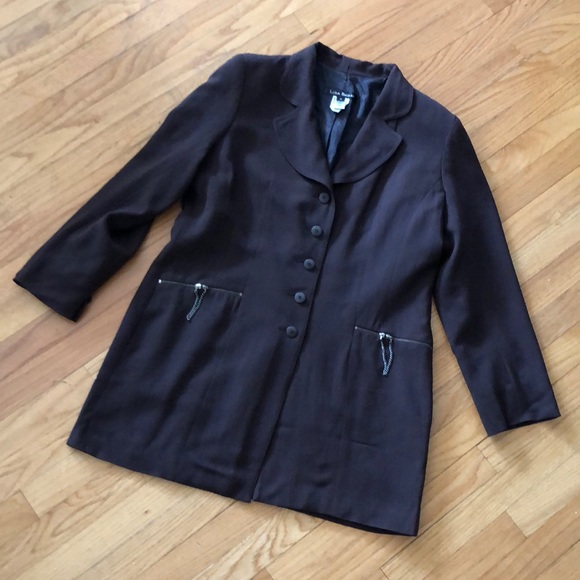 Lida Baday Jackets & Blazers - Lida Baday Vintage Pure Virgin Wool Jacket / Woman’s Size 12